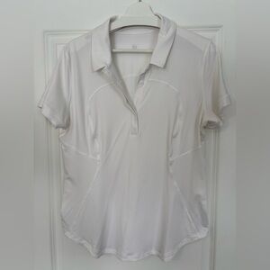 Lululemon Quick-Drying Short Sleeve Polo Shirt Size 14 woman’s